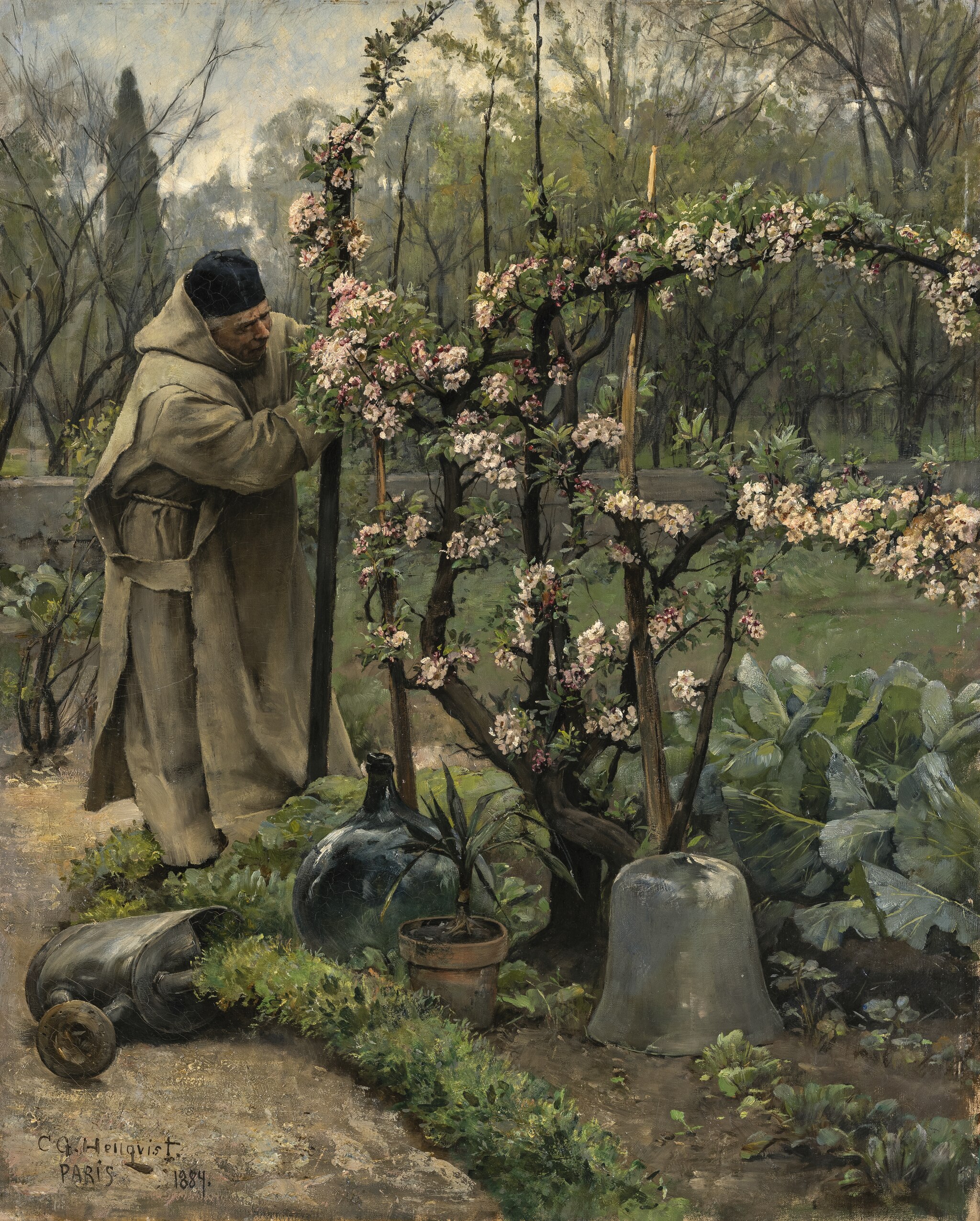 Monk Gardening